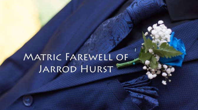 Matric Farewell of Jarrod Hurst